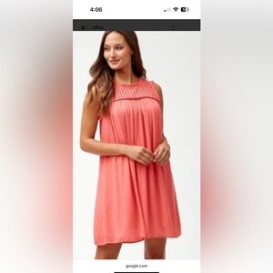 Tommy Bahama Crinkle Rayon Sleeveless Dress